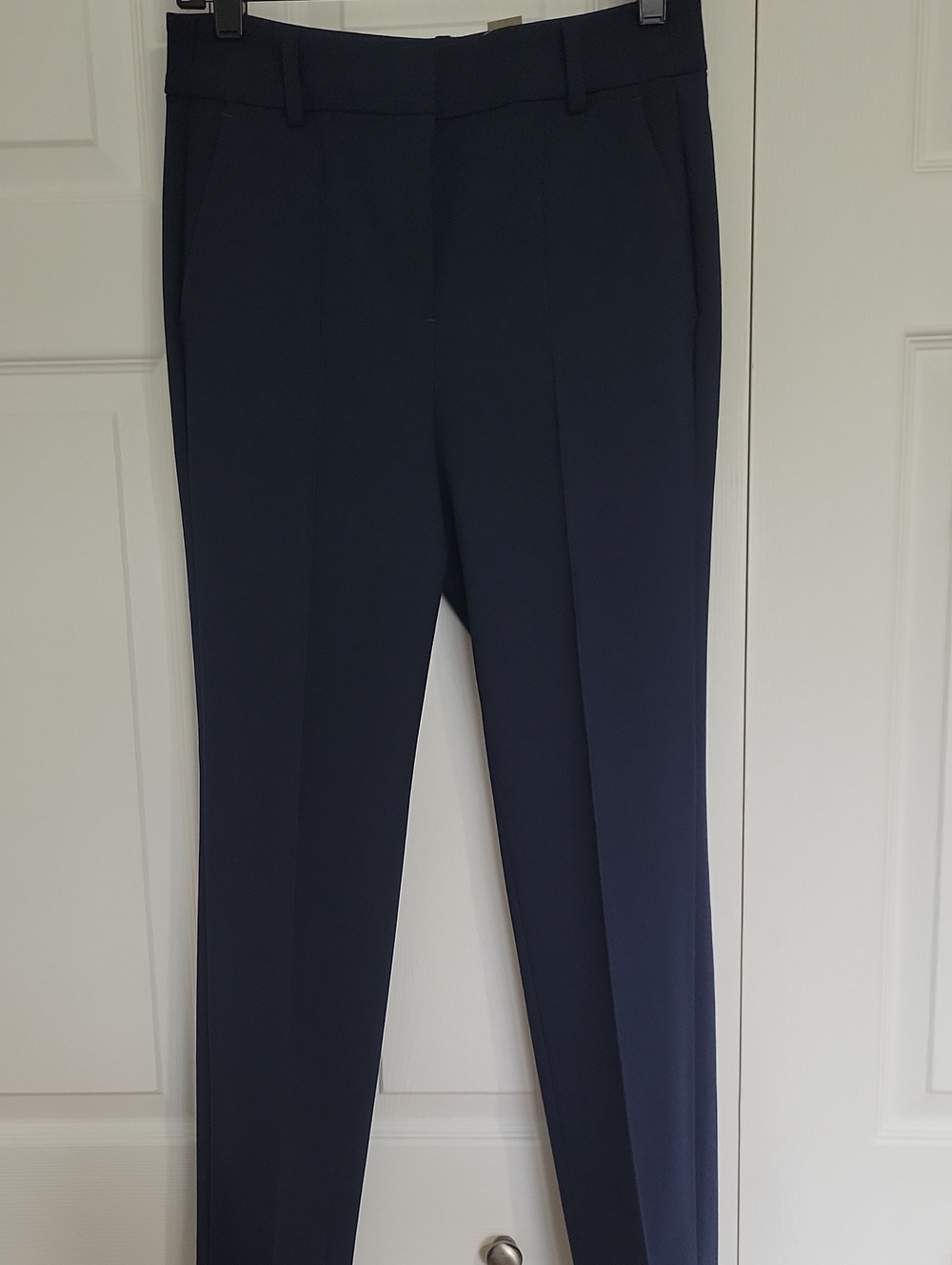 J Crew Cropped Natalia Pant Size 2 Navy Women's. Four Season Stretch